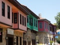 Kaleichi Bright colourful Street scenes old town Antalya turkey