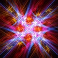 Abstract bright vivid fractal background