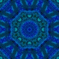 Kaleidoscope abstract, creativity shape magic digital mandala fashion, harmony