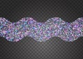 Kaleidoscope Background. Violet Laser Effect. Retro Multicolor D Royalty Free Stock Photo