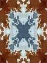 Kaleidoscope Cow Hide Pattern Royalty Free Stock Photo