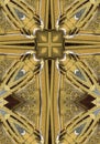 Kaleidoscope cross: Thai pavilion Royalty Free Stock Photo