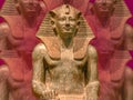 Psychedelic Ancient Egyptian Pharaoh Statue