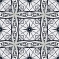 Kaleidoscope from industrial photo - architecture, metal lace, pattern, patchwork. Background for site or blog