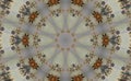 Kaleidoscope in Light and Dark Creme, Light Brown, Soft Fir Green, Gold, Light Grey