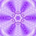 Kaleidoscope meditation ultra violet star tile mandala