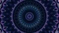 Kaleidoscope ornament futuristic mandala purple Royalty Free Stock Photo