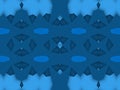 Kaleidoscope pattern abstract background. Round pattern. Architectural abstract fractal kaleidoscope background. Abstract fractal Royalty Free Stock Photo