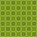 Kaleidoscope pattern used and motivated with green barley