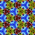 Kaleidoscope pattern.