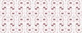 Kaleidoscope Seamless Design. Violet Decorative Pattern. Lilac Dots Floral Tile. Geometric Tie Dye Border. Ethnic Boho Rug.