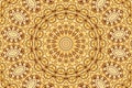 Kaleidoscope seamless geometric pattern. Modern abstract elements.