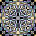 Kaleidoscope star pattern Royalty Free Stock Photo