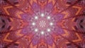 Kaleidoscope star shaped dynamic background 4K UHD 60 FPS 3d illustration