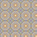 Kaleidoscopic abstract seamless pattern