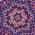 Kaleidoscopic art illustration. Artsy psychedelic pattern design. Image concept. Detail picture. Abstract shapes. Round colours.