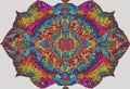 Kaleidoscopic Bliss: Psychedelic Mandala of Mesmerizing Patterns and Shapes