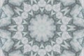 Kaleidoscopic blue grey pattern Royalty Free Stock Photo