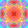 Kaleidoscopic design abstract ornament seamless texture