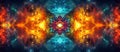 Kaleidoscopic Harmony: A Mesmerizing Display of Symmetry and Color