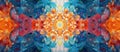 Kaleidoscopic Harmony: A Mesmerizing Display of Symmetry and Color
