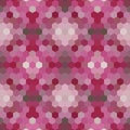 Kaleidoscopic low poly hexagon style vector mosaicbackground