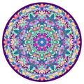 Kaleidoscopic mandala ornament