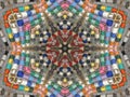 Kaleidoscopic Ribbon Display Royalty Free Stock Photo