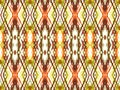 Kaleidoscopic Shapes Abstract. Brown Motif. Kaleidoscope. Cream Geo Tile. Decorative Psychedelic Geo.