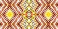 Kaleidoscopic Shapes Abstract. Autumn Colors Zig Zags Texture.