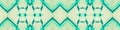 Kaleidoscopic Shapes Abstract. Pastel Green Artistic Motif. Aqua Stain Tile.