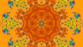 Kaleidoscopic transformations of an abstract multicolored texture