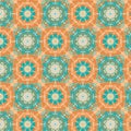 Kaleidoscopic wallpaper seamless pattern