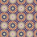Kaleidoscopic wallpaper seamless pattern
