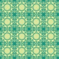 Kaleidoscopic wrapping paper seamless pattern