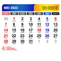 Kalender Bulan Mei 2023 lengkap dengan hari libur