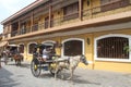 Kalesa Horse drawn carriage Royalty Free Stock Photo