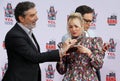 Kaley Cuoco, Jim Parsons and Chuck Lorre