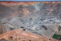 The Kalgoorlie Super Pit, one of the largest gold mines in the World. Gold was discovered in Kalggorlie in 1892 Royalty Free Stock Photo