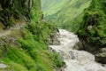 Kali Gandaki Valley near Tatopani Royalty Free Stock Photo