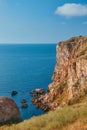 Kaliakra Cape. Black Sea, Bulgaria. Royalty Free Stock Photo