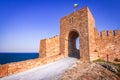 Kaliakra Fortress medieval ruins in Bulgaria Royalty Free Stock Photo