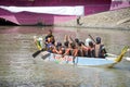 Dragon Boat Festival in Kalimas river, Surabaya on August 14, 2022