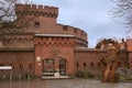 Kaliningrad amber Museum, Russia. Tower of Der Dona. Part of the german defensive fortifications in the Konigsberg 1843-1859