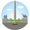 Kaliningrad. 1200 guardsmen memorial