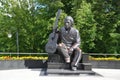 Kaliningrad. Monument to the actor Vladimir Vysotsky Royalty Free Stock Photo