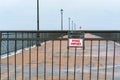 The fence and the sign