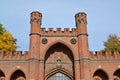 Kaliningrad. Rossgarten Gates, bottom view Royalty Free Stock Photo