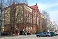 KALININGRAD, RUSSIA. Building of the former state construction school 1897