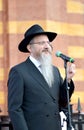 KALININGRAD, RUSSIA. The chief rabbi of Russia Berel Lazar speaks at the opening ceremony of the restored Konigsberg synagogue